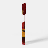 Moederkat en Kittens spelen met gitaar iPhone Hoesje (Rechterkant)