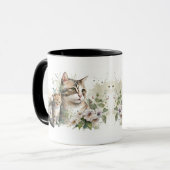 Moederkat met Kitten Mok (Voorkant links)