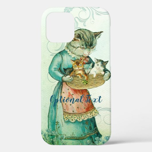 moederkat met Kittens Case-Mate iPhone Case (Achterkant)