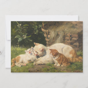 Moederkat met Kittens Julius Adam de Jongere