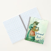  moederkat met Kittens Notitieboek (Binnen)