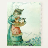 moederkat met Kittens Planner (Achterkant)