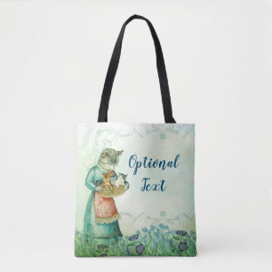  moederkat met Kittens Tote Bag
