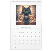Moederkatten met Kittens Muurkalender 2027 Kalender (Feb 2027)