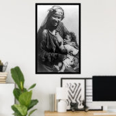 Moederkinderen in Egypte in 1910 Poster (Thuiskantoor)