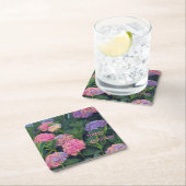 Moederkleurige hydrangeas kartonnen onderzetters (Insitu)