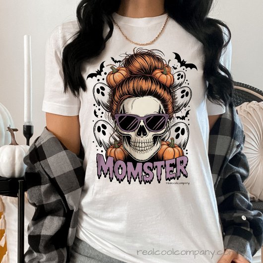 Moederkloek Schedel Halloween T-Shirt - Grappige E