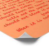 Moederkool met vulling poster (Hoek)