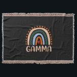 Moederkunst | Gamma Rainbow Grandma Cute Birthday Deken<br><div class="desc">Moederkunst | Gamma Rainbow Grandma Cute Birthday</div>