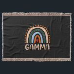 Moederkunst | Gamma Rainbow Grandma Cute Birthday Deken<br><div class="desc">Moederkunst | Gamma Rainbow Grandma Cute Birthday</div>