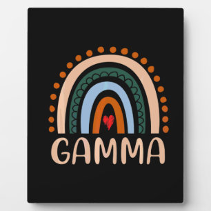 Moederkunst   Gamma Rainbow Grandma Cute Birthday Fotoplaat