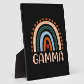 Moederkunst | Gamma Rainbow Grandma Cute Birthday Fotoplaat (Zijkant)