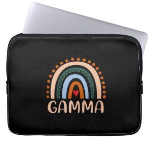 Moederkunst   Gamma Rainbow Grandma Cute Birthday Laptop Sleeve