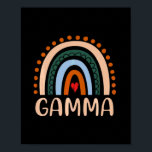 Moederkunst | Gamma Rainbow Grandma Cute Birthday Poster<br><div class="desc">Moederkunst | Gamma Rainbow Grandma Cute Birthday</div>