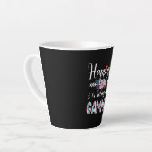 Moederkunst | Geluk is een gamma-dag Latte Mok (Linkerhoek)