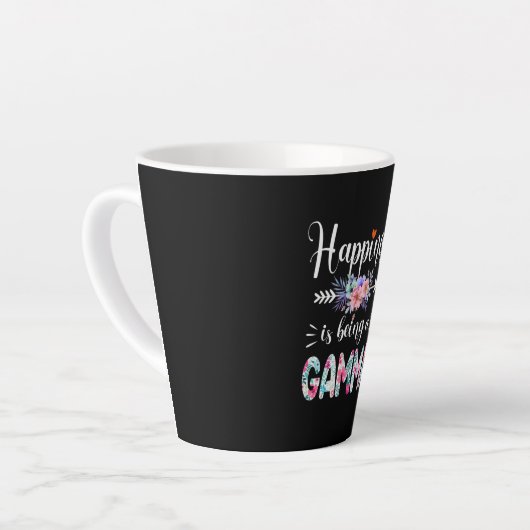 Moederkunst | Geluk is een gamma-dag Latte Mok (Linkerhoek)