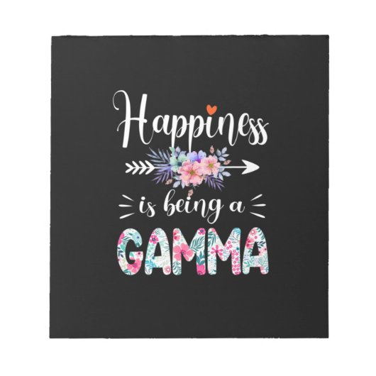 Moederkunst | Geluk is een gamma-dag Notitieblok (Voorkant)