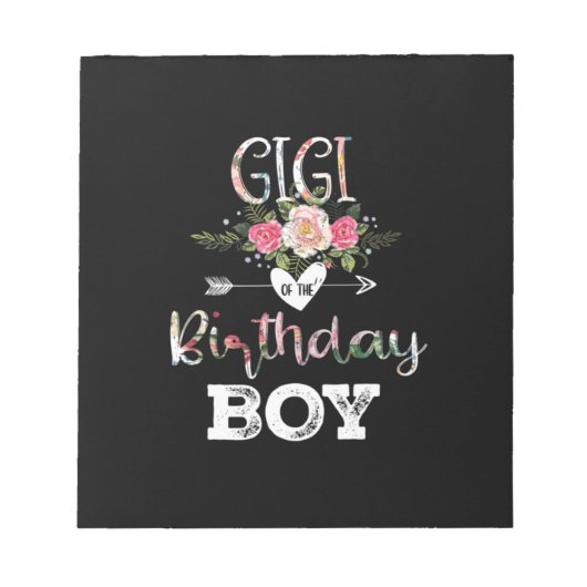 Moederkunst | Gigi of a Birthday Boy Notitieblok (Voorkant)