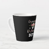 Moederkunst | Gramme van een geboorte jongen Latte Mok (Linkerhoek)