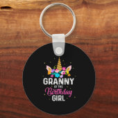 Moederkunst | Granny van de vogeldag Sleutelhanger (Voorkant)