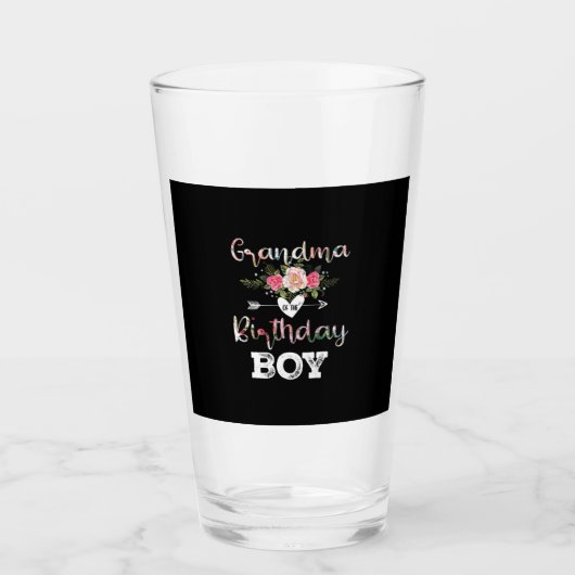 Moederkunst | Grootmoeder van een geboorte jongen Glas (Voorkant)