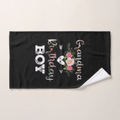 Moederkunst | Grootmoeder van een geboorte jongen Handdoek (Handdoek)