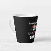 Moederkunst | Grootmoeder van een geboorte jongen Latte Mok (Linkerhoek)