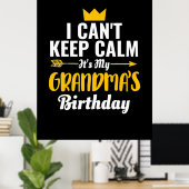 Moederkunst | Het is mijn grootmakerdag Poster (Thuiskantoor)