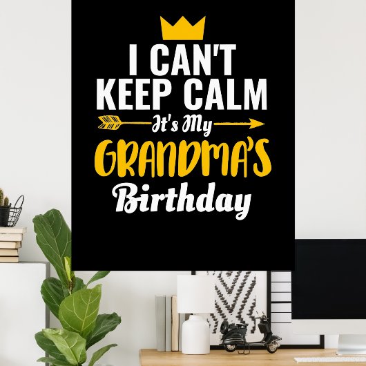 Moederkunst | Het is mijn grootmakerdag Poster (Thuiskantoor)