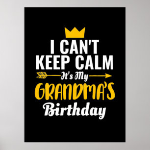 Moederkunst   Het is mijn grootmakerdag Poster