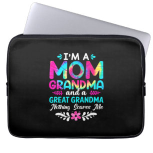 Moederkunst Ik ben een grote oma van mama Laptop Sleeve