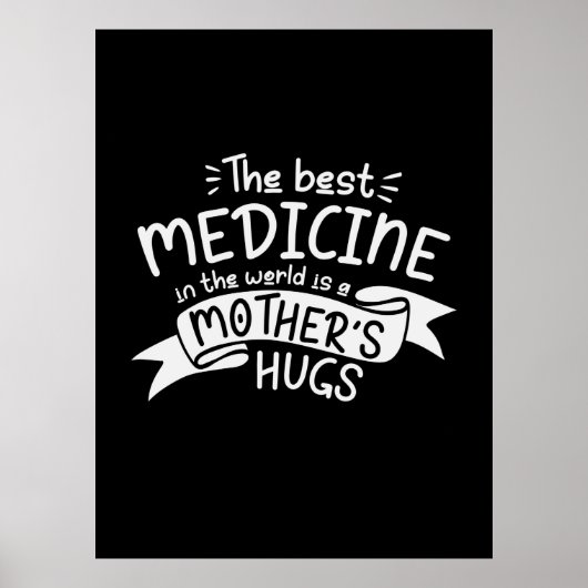 Moederkunst is de beste medicijn poster (Voorkant)