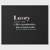 Moederkunst | Liefje als grootmoeder, maar zo veel Cadeaupapier (Vlak)
