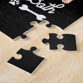 Moederkunst | Mam en hond Mam Birthday Legpuzzel (Zijkant)