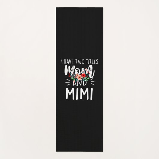 Moederkunst | Mam en Mimi Birthday Yogamat (Voorkant)