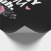 Moederkunst | Mama mama Bruh Floral Birthday Cadeaupapier (Hoek)