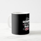 Moederkunst | Mama mama Bruh Floral Birthday Koffiemok (Voorkant links)