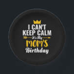 Moederkunst | Mijn MOM's van Birthday Papieren Bordje<br><div class="desc">Moederkunst | Mijn MOM's van Birthday</div>