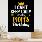 Moederkunst | Mijn MOM's van Birthday Poster (Keuken)
