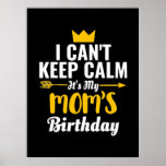 Moederkunst | Mijn MOM's van Birthday Poster<br><div class="desc">Moederkunst | Mijn MOM's van Birthday</div>