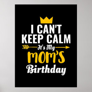 Moederkunst   Mijn MOM's van Birthday Poster