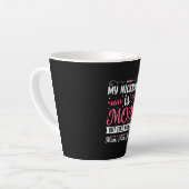 Moederkunst | Mijn naam is mam Birthday Latte Mok (Linkerhoek)