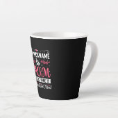 Moederkunst | Mijn naam is mam Birthday Latte Mok (Rechterhoek)