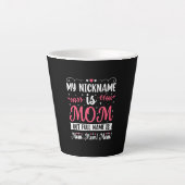 Moederkunst | Mijn naam is mam Birthday Latte Mok (Voorkant)