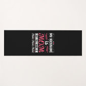 Moederkunst | Mijn naam is mam Birthday Yogamat (Voorkant (horizontaal))