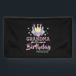 Moederkunst | oma van de Birthday prinses mas Spandoek<br><div class="desc">Moederkunst | oma van de Birthday prinses mas</div>