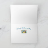 MOEDERLADYBUG EN KINDEREN, TULIP BUBBLE BATH FEESTDAGEN KAART (Binnen)