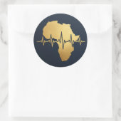moederland gecertificeerd ronde sticker (Tas)