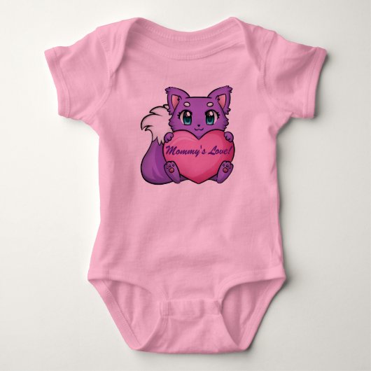 Moederliefde Baby Meisje Bodysuit (Voorkant)