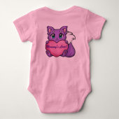 Moederliefde Baby Meisje Bodysuit (Achterkant)